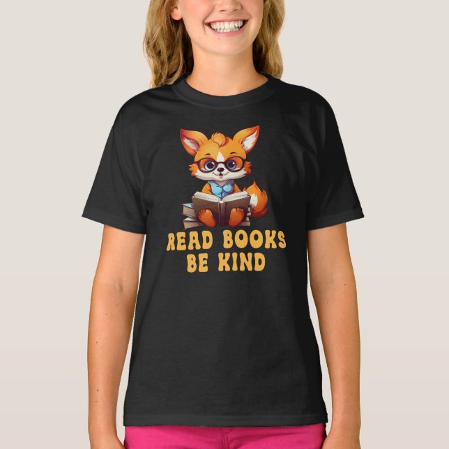 Read Books Be Kind T-Shirt (Front)