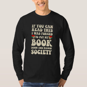 Read Books For Men Women Bookworm Bookaholic T-Shirt