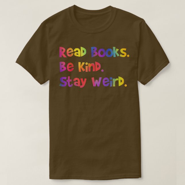 Read Books T-Shirt (Design Front)