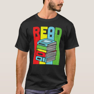 Read Colourful Book Reading T-Shirt