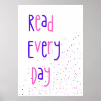 Read Every Day Poster