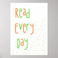 Read Every Day Poster
