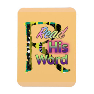 Read HIS Word Refrigerator  Magnet