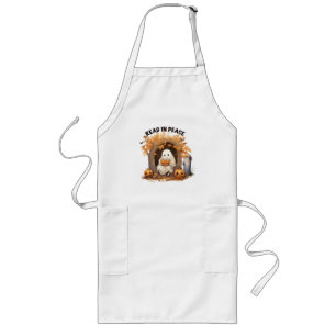 Read in Peace Boo Ghost Long Apron