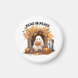 Read in Peace Boo Ghost Magnet