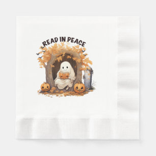 Read in Peace Boo Ghost Napkin