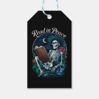 Read in Peace Skeleton Reading Book Lover Bookish