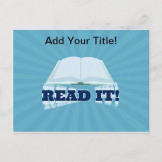 Read It  Go Promote Your Book Here Postcard