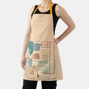 READ it WHILE you wear UPSIDE DOWN Reference  Apron