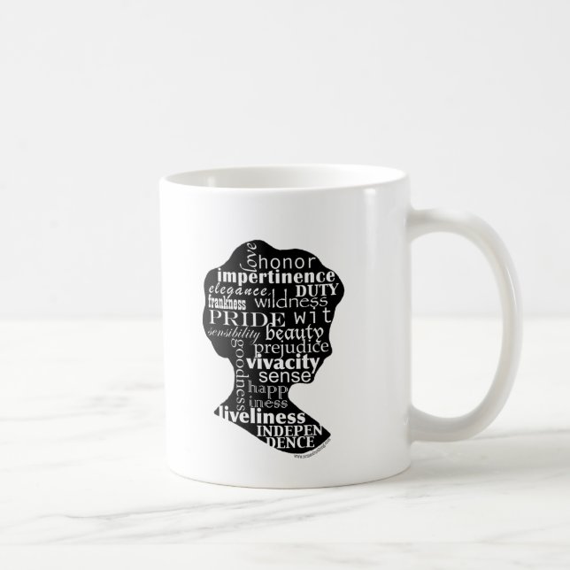 Read Jane Austen Cameo Mug (Right)
