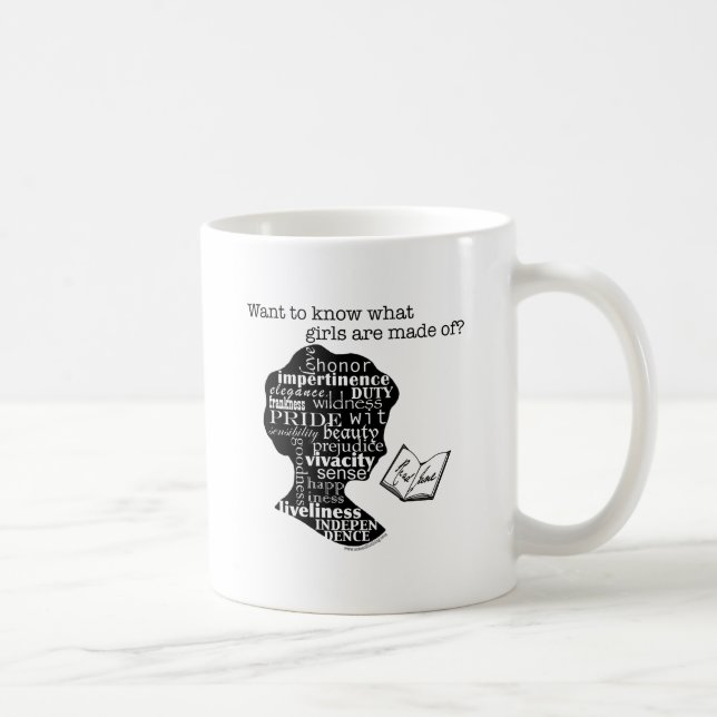 Read Jane Austen Coffee Mug (Right)