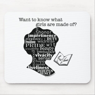 Read Jane Austen Mouse Pad