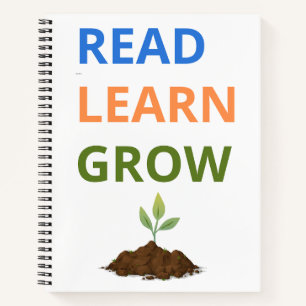 Read, Learn, Grow Notebook