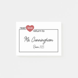 Read - Love - Return to Post-it Notes