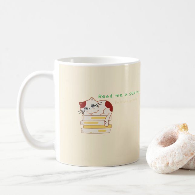 Read Me A Story | That Cat Life Mug (With Donut)