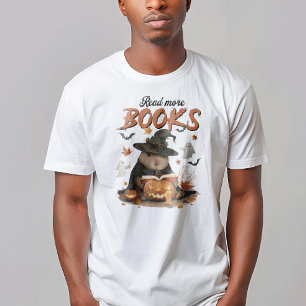 Read more Books Capybara Halloween Funny T-Shirt