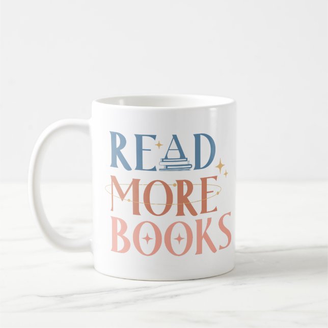 Read More Books Coffee Mug (Left)