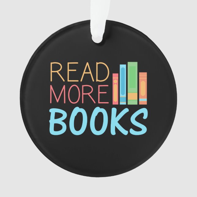 Read More Books Ornament (Front)