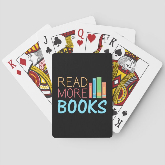 Read More Books Playing Cards (Back)