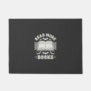 Read More Books Retro Halloween Book Lover Doormat