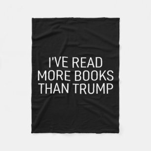 Read More Books Than Trump Fleece Blanket