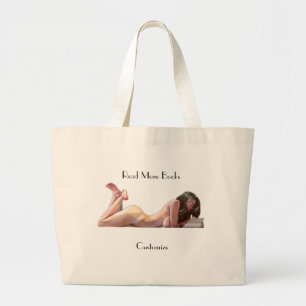 Read More Books Thunder_Cove Large Tote Bag