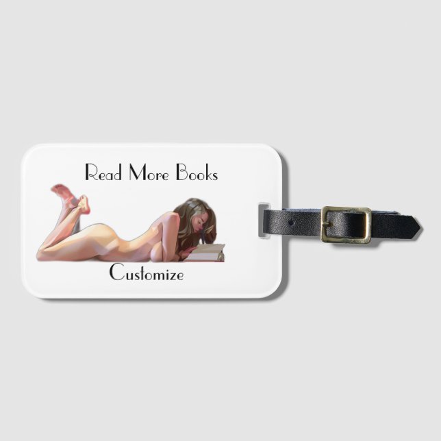 Read More Books Thunder_Cove  Luggage Tag (Front Horizontal)