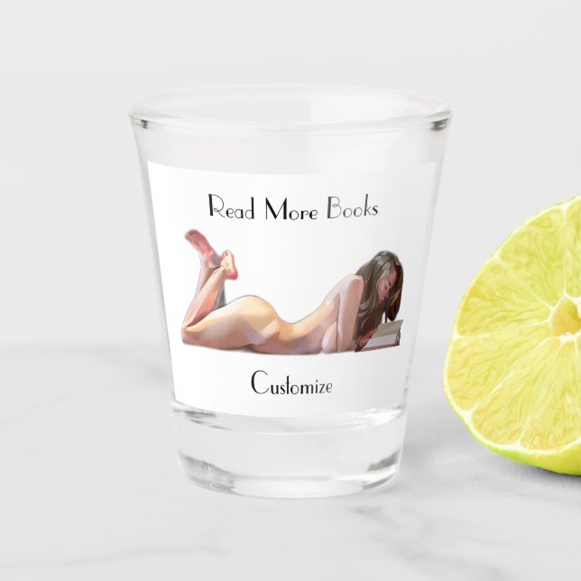 Read More Books Thunder_Cove  Shot Glass (Front)