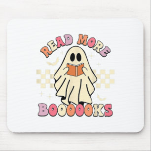 Read More Boooooks Cute Ghost Read More Boooooks H Mouse Pad