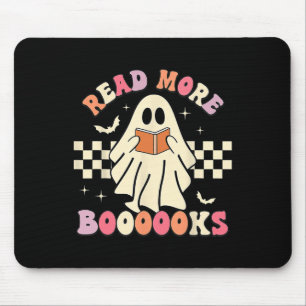 Read More Boooooks Cute Ghost Read More Boooooks H Mouse Pad