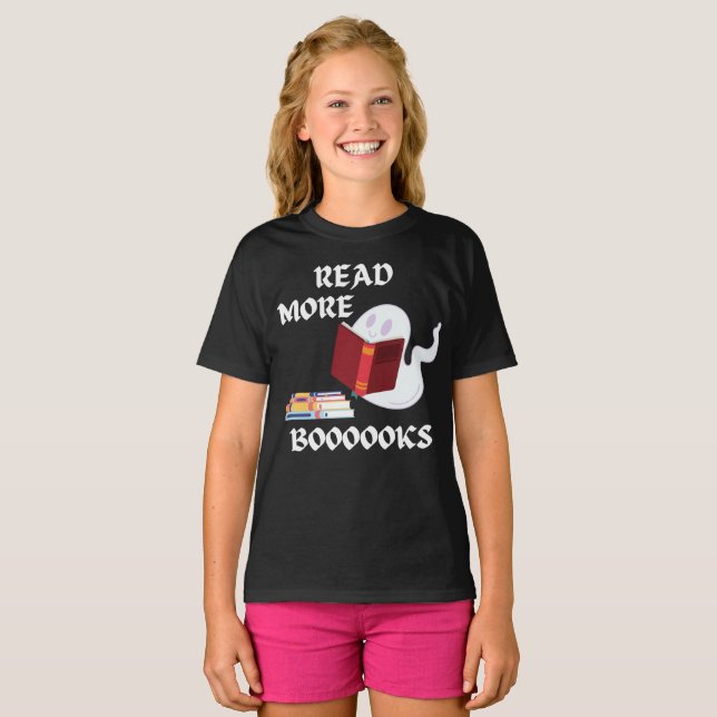 Read More Boooooks Fun Halloween T-Shirt (Front Full)