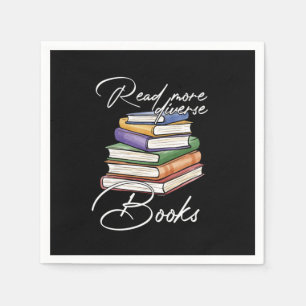 Read More Diverse Books I Love Books Napkin