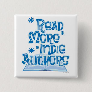 Read More Indie Authors Today Motto 15 Cm Square Badge