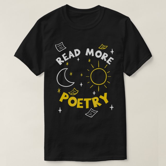 Read More Poetry  T-Shirt (Design Front)