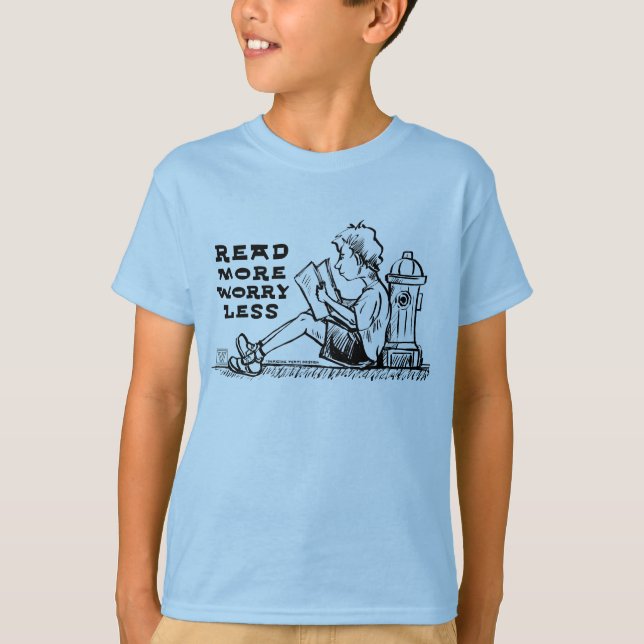 Read More Worry Less Kids' Tees (Front)
