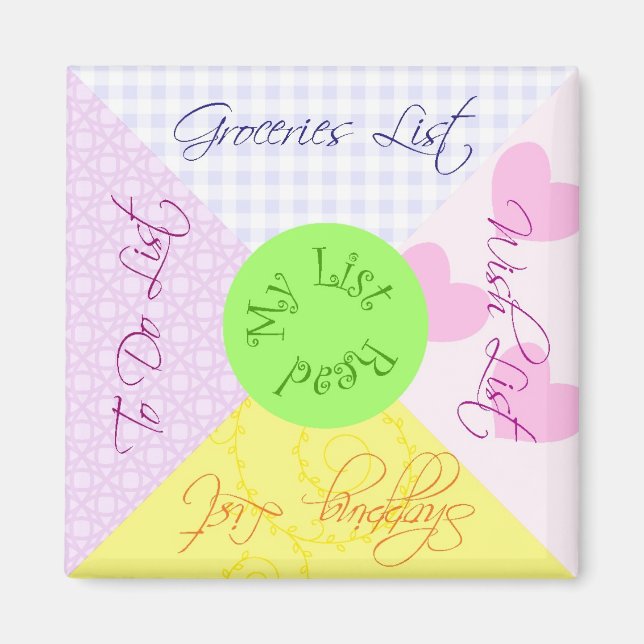 Read My List Magnet (Front)