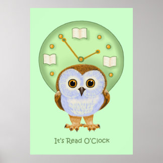 Read O'Clock Poster