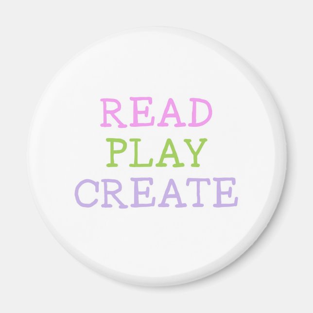 Read Play Create Magnet (Front)