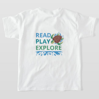 Read Play Explore Ocean Theme girls T-Shirt