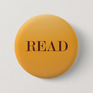 Read/Reader/Book Lover/Book Geek 6 Cm Round Badge