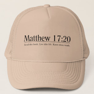 Read the Bible Matthew 17:20 Trucker Hat