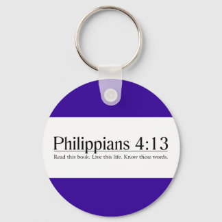 Read the Bible Philippians 4:13 Key Ring