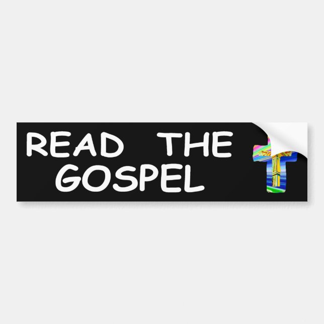 Read The Gospel Bumper Sticker (Front)