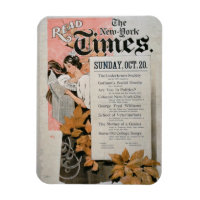 'Read The New York Times' (colour litho)