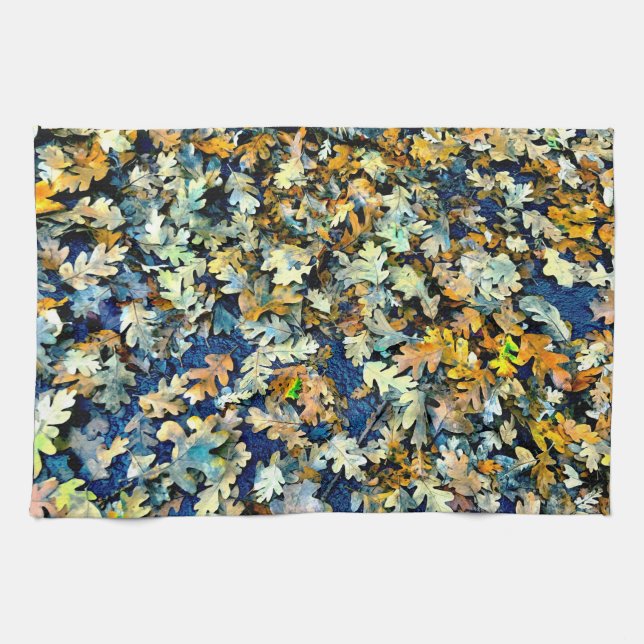 Read these Leaves Kitchen Towel (Horizontal)