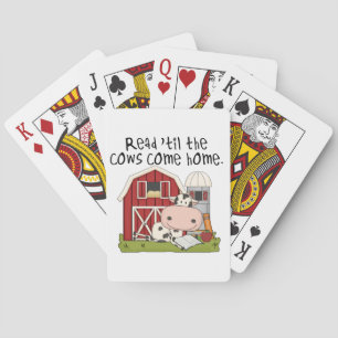 Read 'til The Cows Come Home Playing Cards