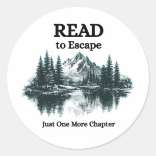 Read to Escape - Just One More Chapter Sticker