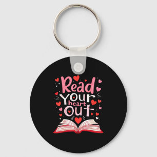 Read Your Heart Out Teacher Valentines Day Reading Key Ring