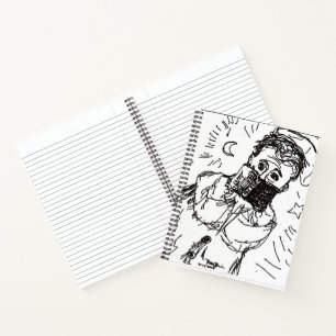 Reader Artwork Spiral Notebook