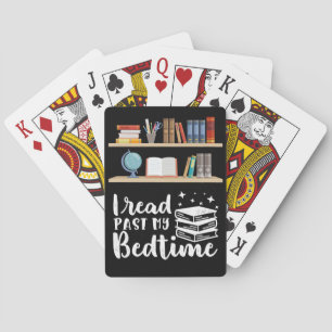 Reader Gift I Read Past My Bedtime Playing Cards